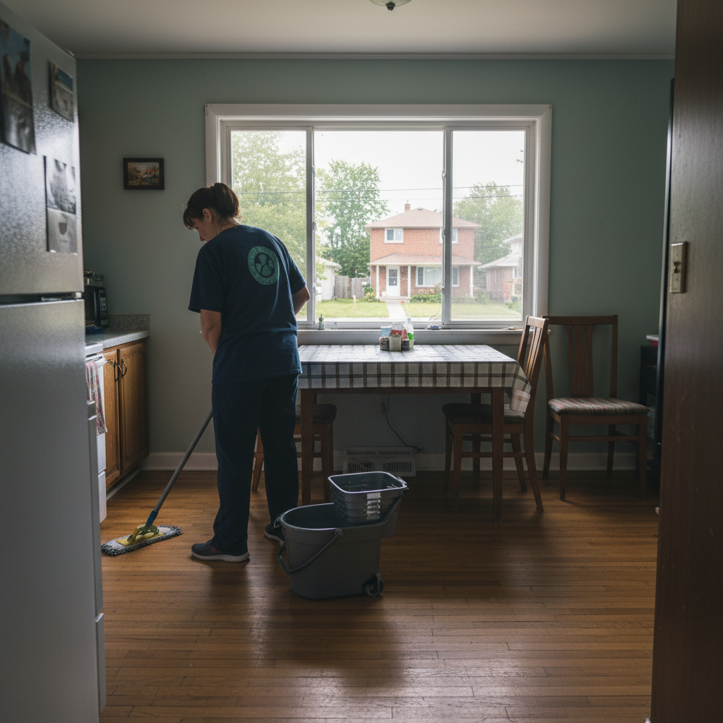 cleaning services work