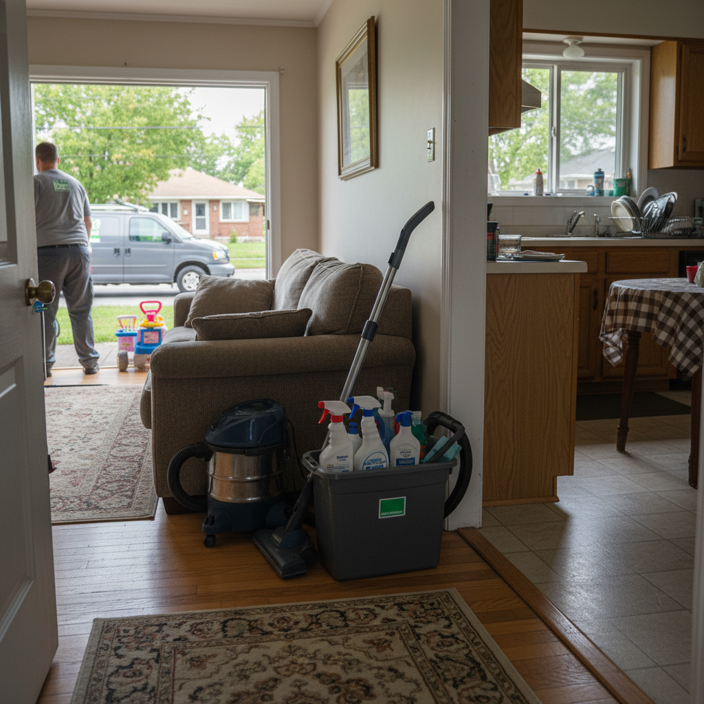 cleaning services work
